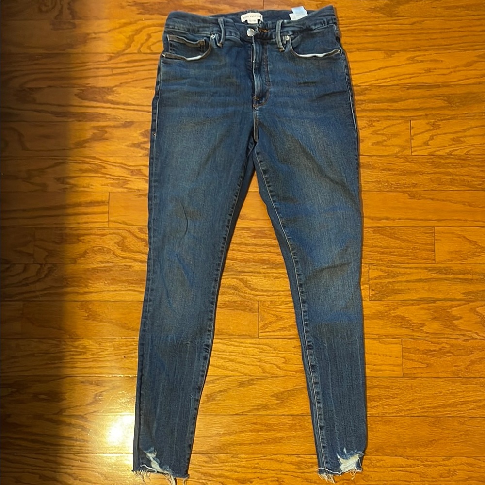 Good American Dark Blue Skinny Jeans